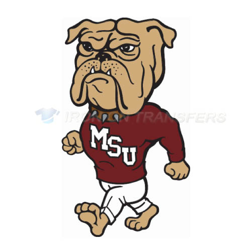 Mississippi State Bulldogs Logo T-shirts Iron On Transfers N5128 - Click Image to Close